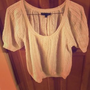 EXPRESS Balloon-Sleeve Off the Shoulder Sweater